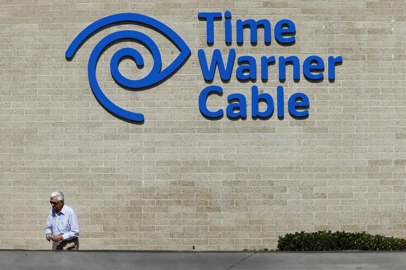 © Reuters. Time Warner Cable office is pictured in San Diego, California
