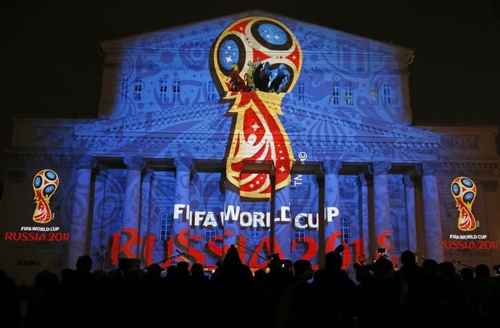 © Reuters. Rusia recorta un 10 pct el presupuesto para el Mundial de 2018