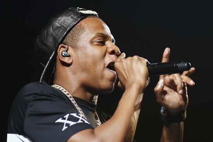 © Reuters. Jay-Z em show em Paris