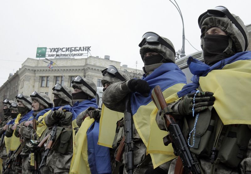 © Reuters. وزير الدفاع الأوكراني: مقتل 15 جنديا خلال الأربع والعشرين ساعة المنصرمة