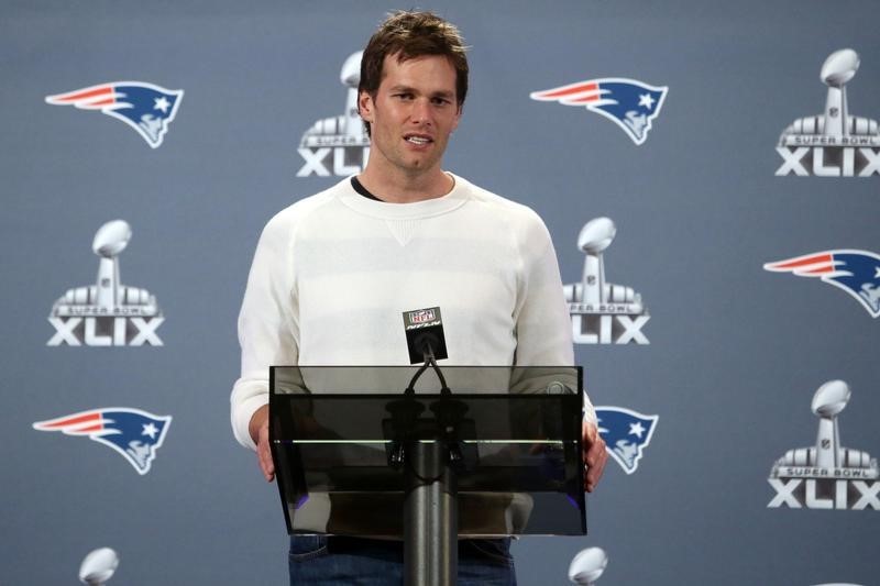 © Reuters. NFL: Super Bowl XLIX-New England Patriots Press Conference