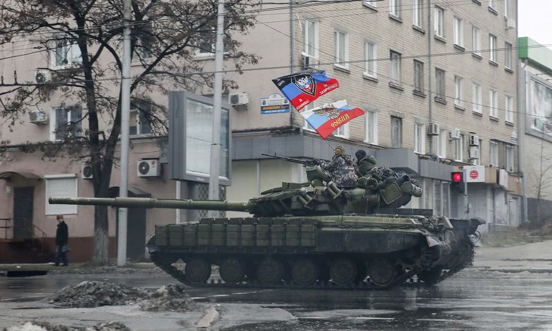 © Reuters. POURSUITE DES COMBATS SUR TOUS LES FRONTS EN UKRAINE