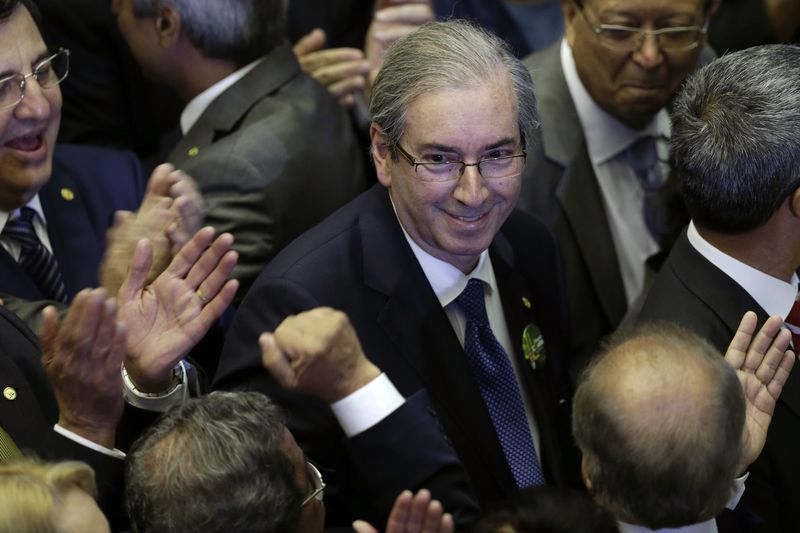 © Reuters. Deputado Eduardo Cunha (PMDB-RJ), eleito presidente da Câmara 