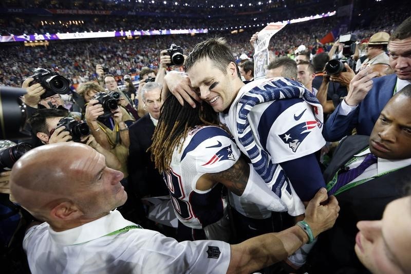 © Reuters. NFL: Super Bowl XLIX-New England Patriots vs Seattle Seahawks