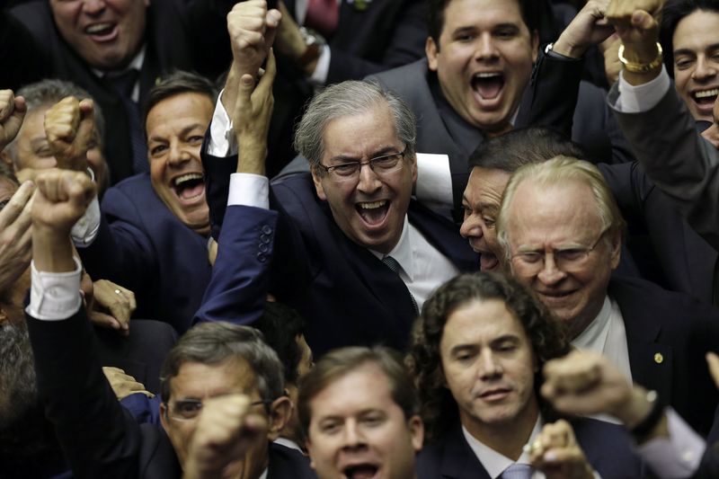 © Reuters. انتخاب منتقد لروسيف رئيسا لمجلس النواب في البرازيل