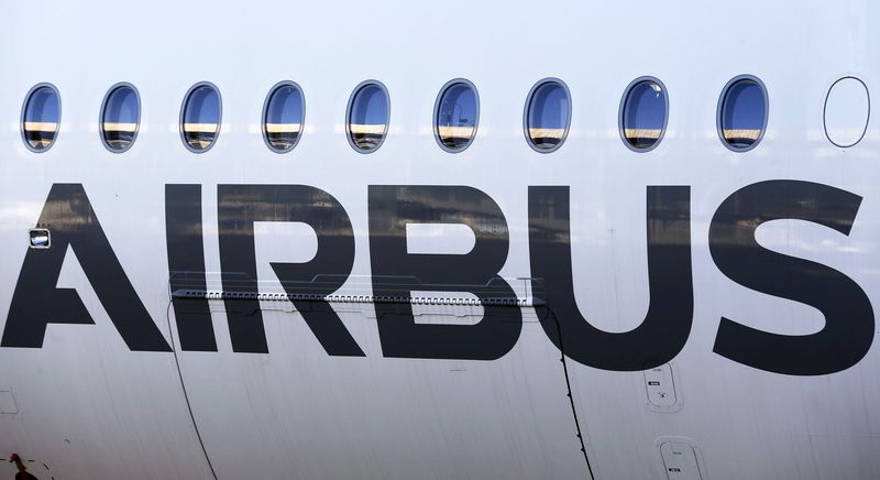 © Reuters. AIRBUS, VALEUR À SUIVRE À LA BOURSE DE PARIS