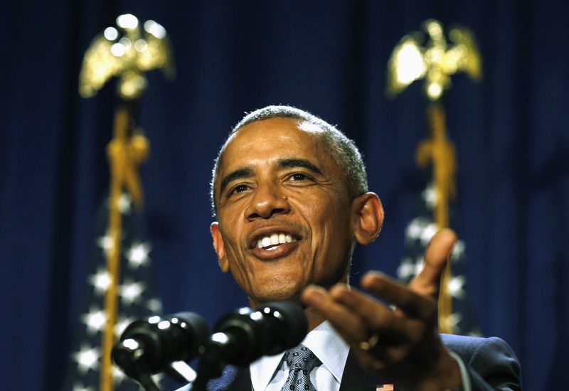 © Reuters. Obama discursa durante evento na Pensilvânia