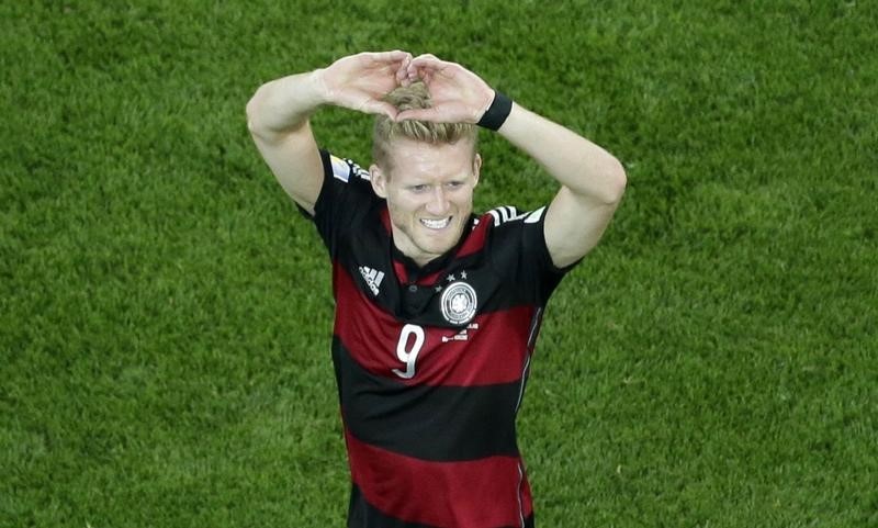 © Reuters. Atacante alemão Andre Schuerrle