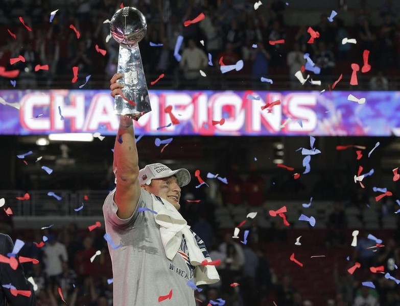 © Reuters. Vitória do New England Patriots no Super Bowl