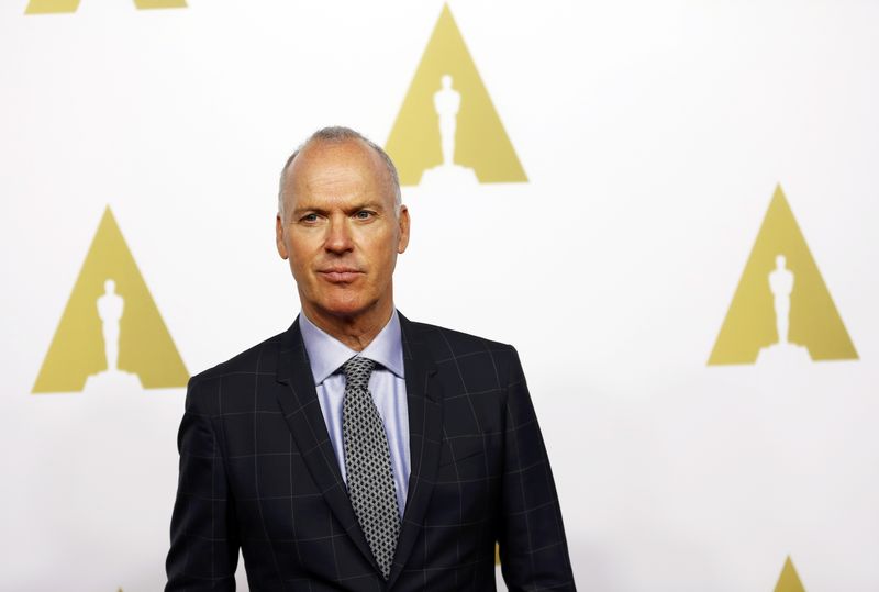 © Reuters. Michael Keaton arrives at the 87th Academy Awards nominees luncheon in Beverly Hills