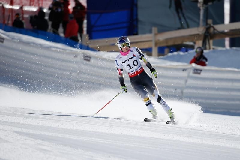 © Reuters. Alpine Skiing: FIS World Championships-Women's Downhill Training