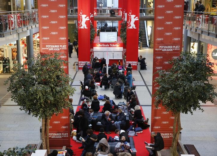 © Reuters. Bilheteria do Festival de Cinema de Berlim