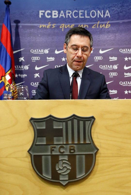 © Reuters. La Audiencia imputa al presidente del Barcelona por delito contra Hacienda