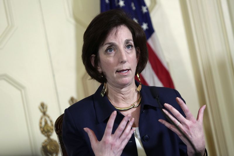 © Reuters. U.S. Assistant Secretary for Western Hemisphere Affairs Roberta Jacobson speaks during a conference in Havana