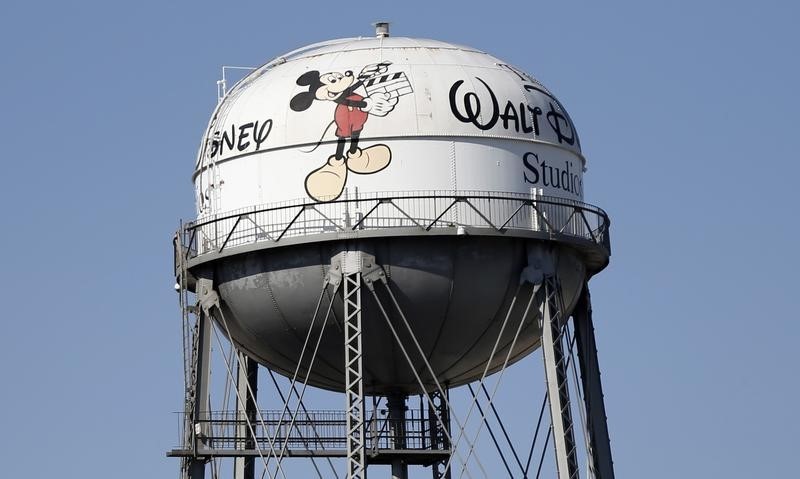 © Reuters. The water tank of The Walt Disney Co Studios is pictured in Burbank