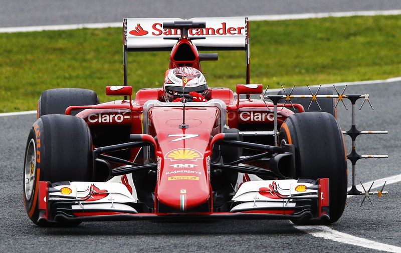 © Reuters. Ferrari testa carro com Raikkonen em Jerez