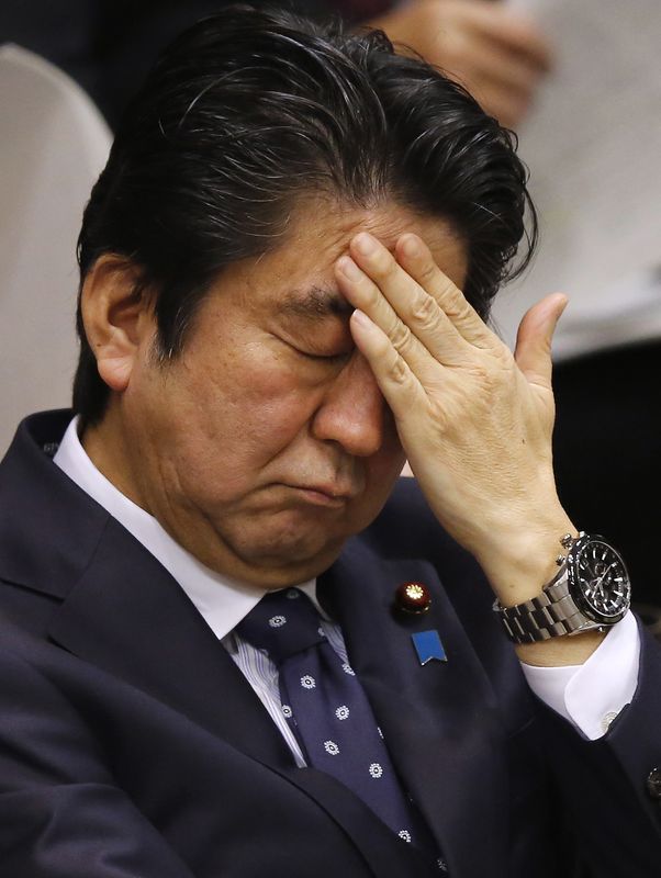 © Reuters. رئيس وزراء اليابان يعبر عن غضبه من القتل "الشنيع" لطيار اردني