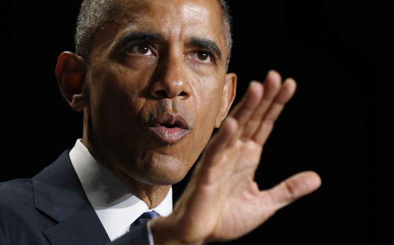 © Reuters. Obama fala durante evento religioso em Washington