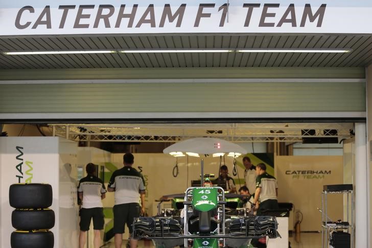 © Reuters. Escudería Caterham venderá sus activos y comienza a despedirse de la categoría