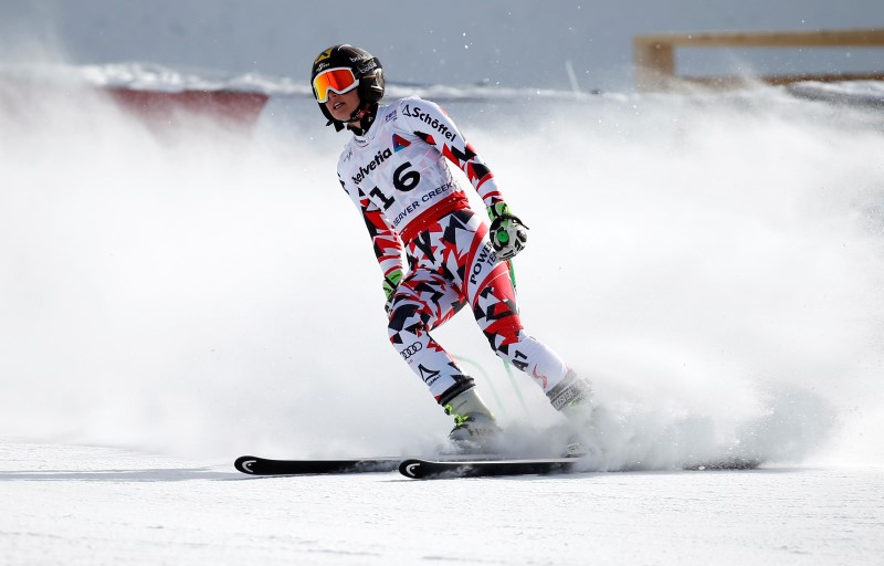 © Reuters. Alpine Skiing: FIS World Championships-Women's Downhill Training