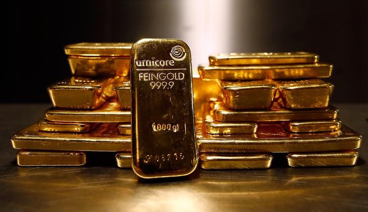 © Reuters. إنتاج الصين من الذهب في 2014 زاد 5.5% الي 452 طنا