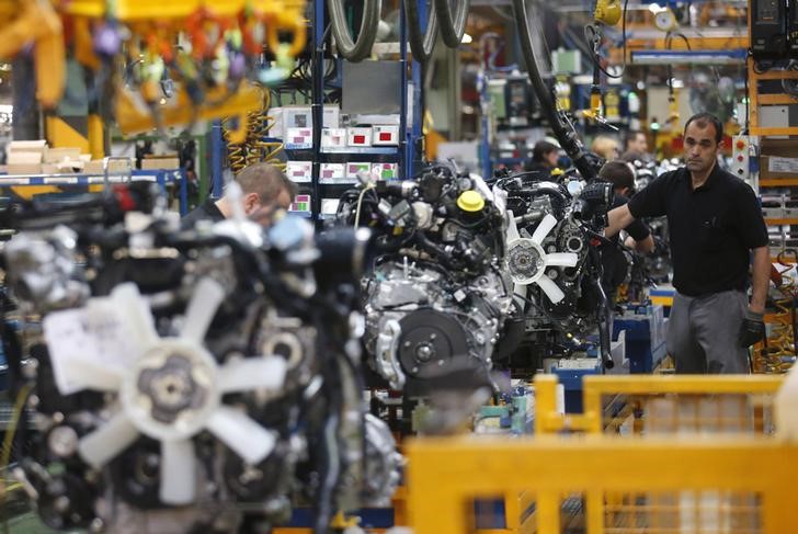 © Reuters. La producción industrial cae un 0,9% interanual en diciembre 