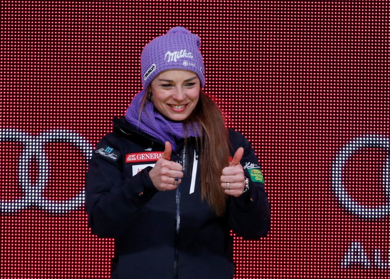 © Reuters. Alpine Skiing: FIS World Championships-Medals Ceremony-Women's Super G