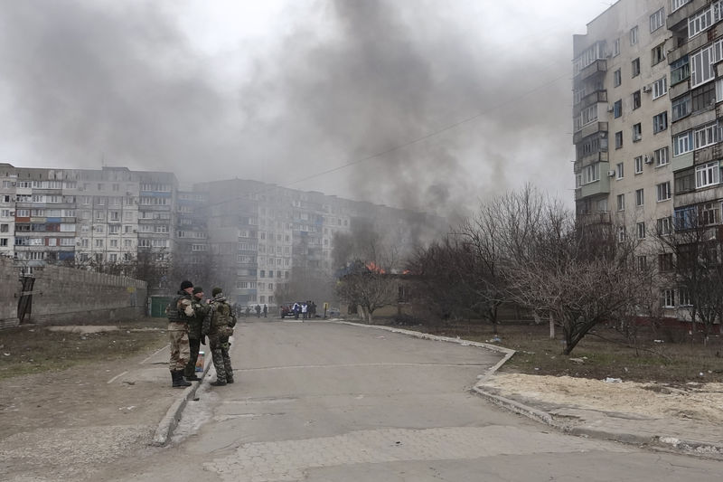 © Reuters. الجيش الأوكراني: مقتل خمسة جنود أوكرانيين في شرق البلاد