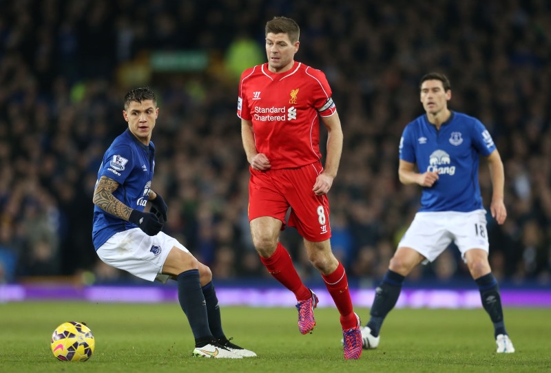 © Reuters. Everton v Liverpool - Barclays Premier League