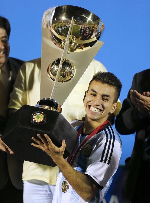 © Reuters. الارجنتين تحرز لقب امريكا الجنوبية تحت 20 عاما وتتأهل لاولمبياد ريو