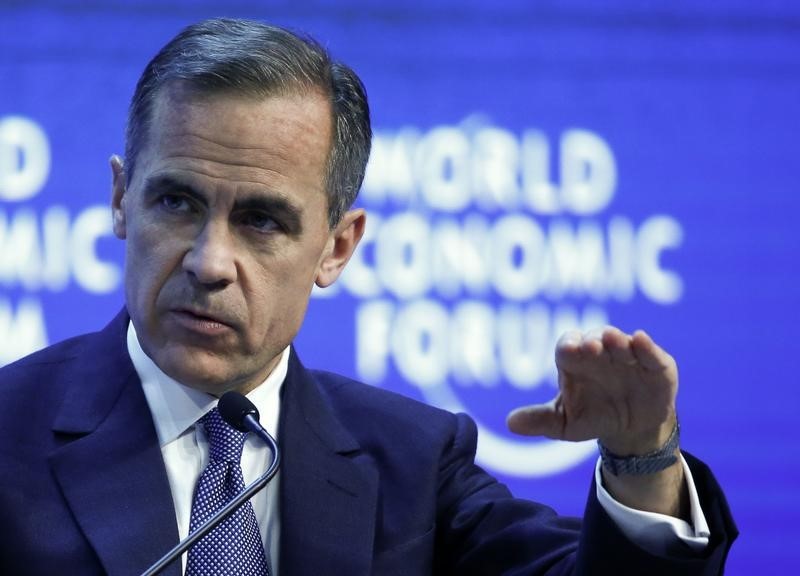 © Reuters. محافظ بنك انجلترا المركزي يخشى أن تصيب حالة من الإنهاك جهود الإصلاح المالي