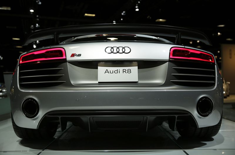 © Reuters. 2015 Audi R8 Competition is seen at Auto Show in Washington