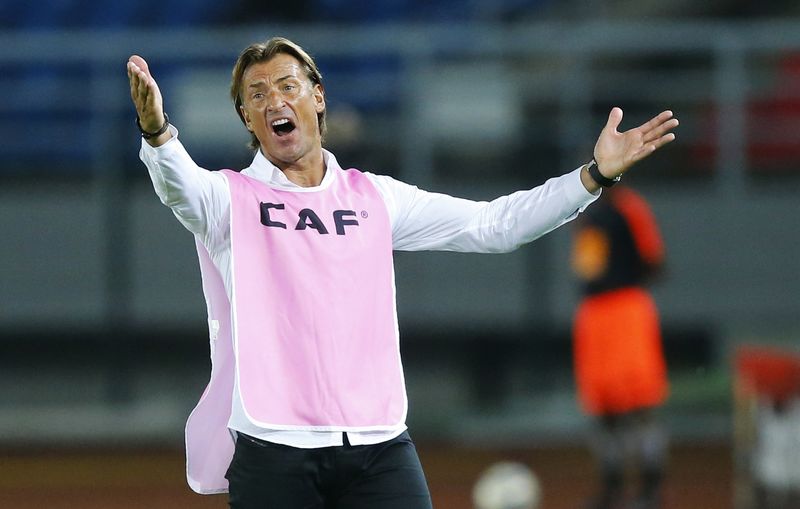 © Reuters. Ivory Coast coach Herve Renard reacts during the final of the 2015 African Cup of Nations soccer tournament against Ghana in Bata