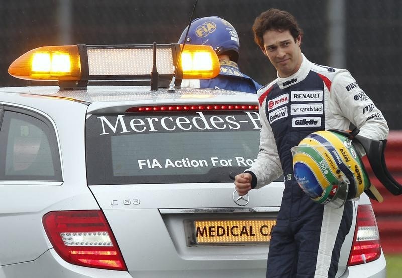 © Reuters. El apellido Senna vuelve a unirse a McLaren en busca de éxitos en la F1