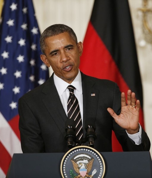 © Reuters. أوباما يحذر من سقوط المساعدات العسكرية الفتاكة لأوكرانيا "في الأيدي الخطأ"