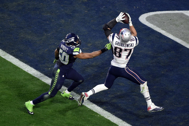 © Reuters. NFL: Super Bowl XLIX-New England Patriots vs Seattle Seahawks