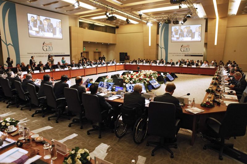 © Reuters. General view of  the G20 finance ministers and central bank governors meeting in Istanbul