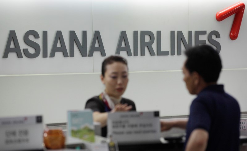 © Reuters. ASIANA AIRLINES VEUT ACHETER 25 AIRBUS A321NEO