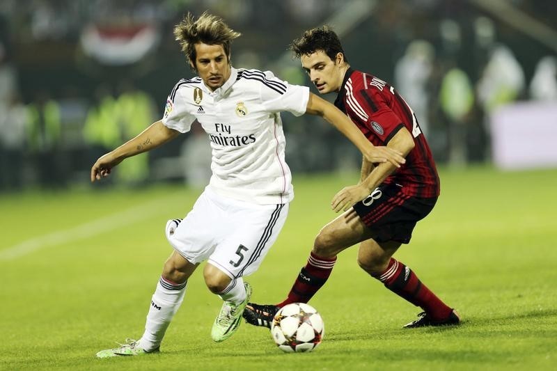 © Reuters. Coentrao se suma a la lista de lesionados del Real Madrid