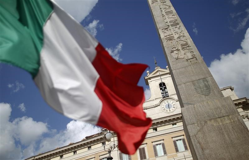 © Reuters. STAGNATION DU PIB ITALIEN AU 4E TRIMESTRE
