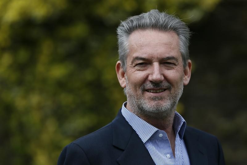 © Reuters. Tom Mockridge, who was named as the next chief executive of Virgin Media, poses for a photograph in Bagshot