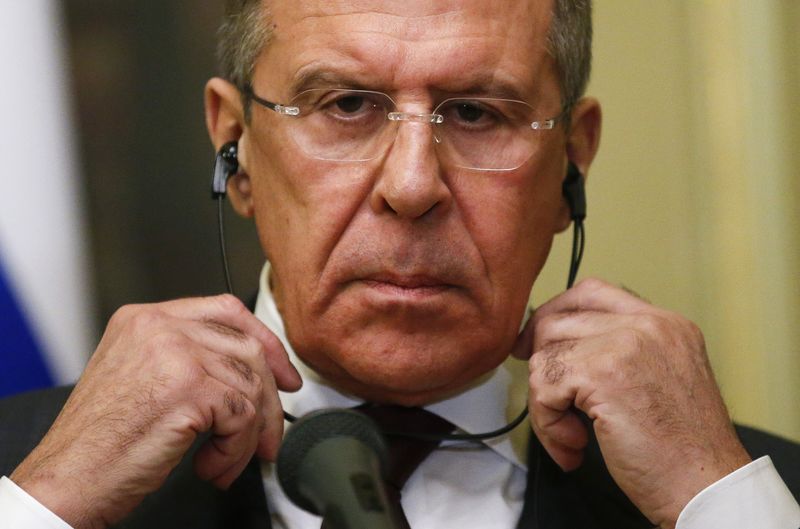 © Reuters. Chanceler russo, Sergei Lavrov 