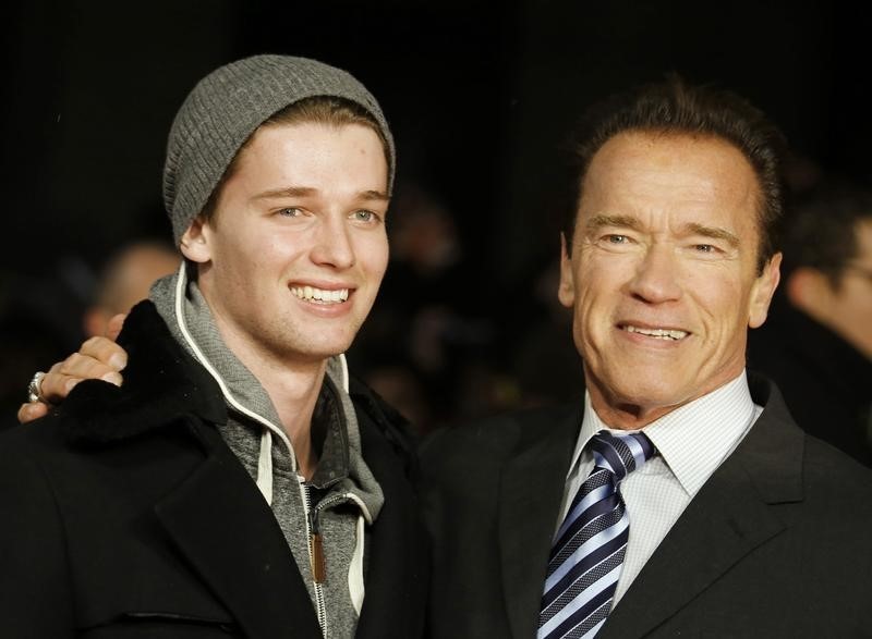 © Reuters. El hijo de Schwarzenegger, involucrado en una disputa en una carretera de Los Ángeles