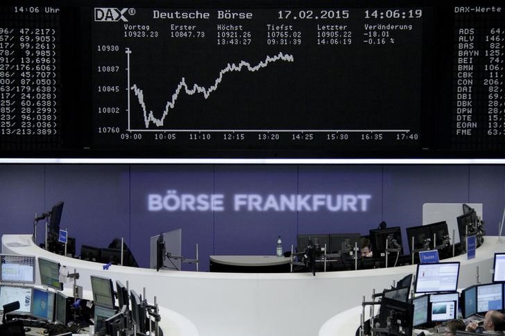 © Reuters. Bolsa de Frankfurt.