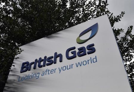 © Reuters. A British Gas sign is seen outside its offices in Staines in southern England