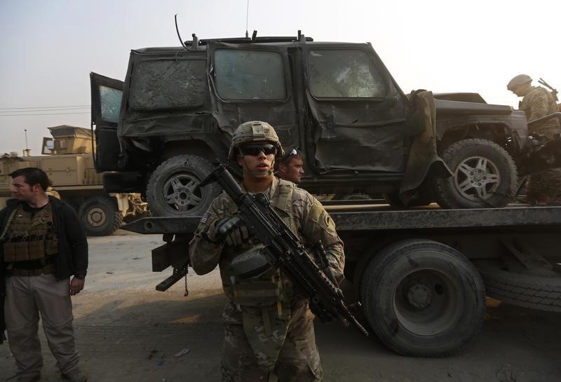 © Reuters. البيت الأبيض ينفي إجراء محادثات مع طالبان الأفغانية في قطر