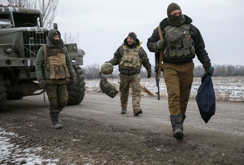 © Reuters. البيت الأبيض يقول إنه منزعج للغاية من القتال في أوكرانيا
