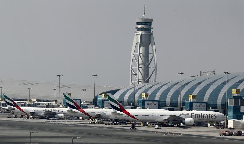 © Reuters. Terminal da Emirates no aeroporto de Dubai