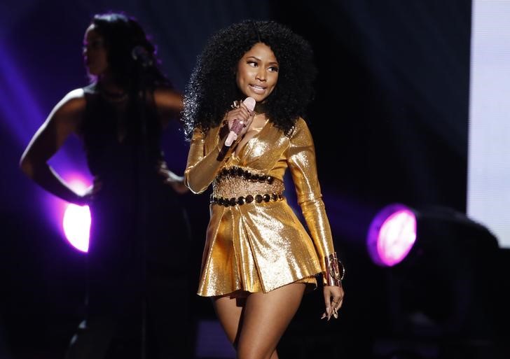 © Reuters. Rapper Nicki Minaj apresenta "Bang Bang"