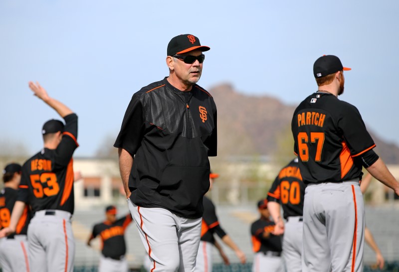 © Reuters. MLB: San Francisco Giants-Workout